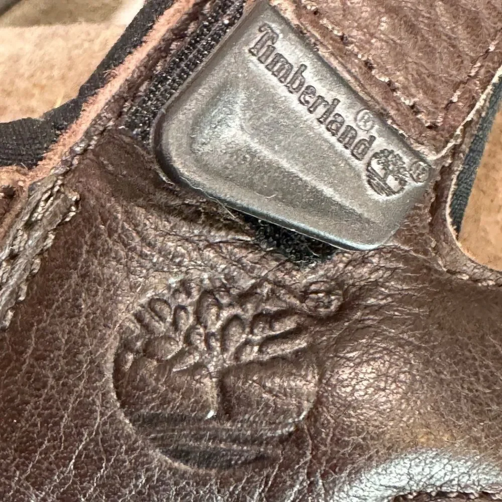 Timberland Sandal Open Toe Hook and Loop Leather Mens Size 10M